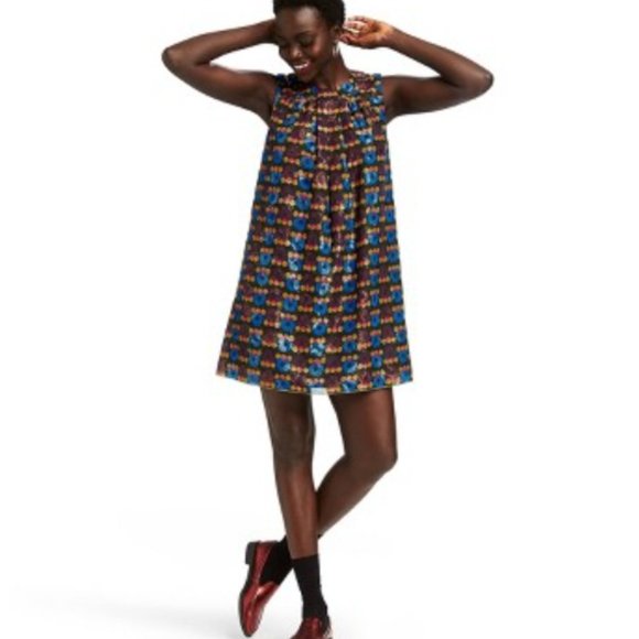 Anna Sui for Target Metallic Shift Dress Tunic 13 - Picture 4 of 6